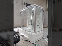 1700mm Ladodo einfach zu installieren Haus Dampfbad mit Massage-Badewanne