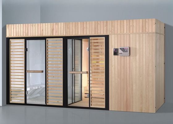 Sauna kombiniert Dampfraum für Hotelnutzung mit Anpassung