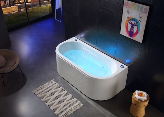 Ladodo E-8002C Zwei-Person-Dual-Soaking-Spa-Badewanne LED-Druckschalter
