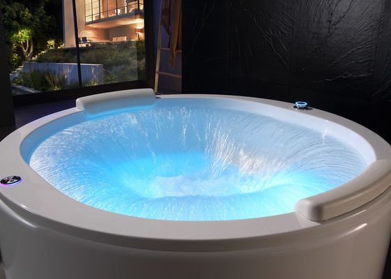 Elegantes Doppelkreis Wasserfall Spa Massage Bad Wassermangel Schutz Sensor