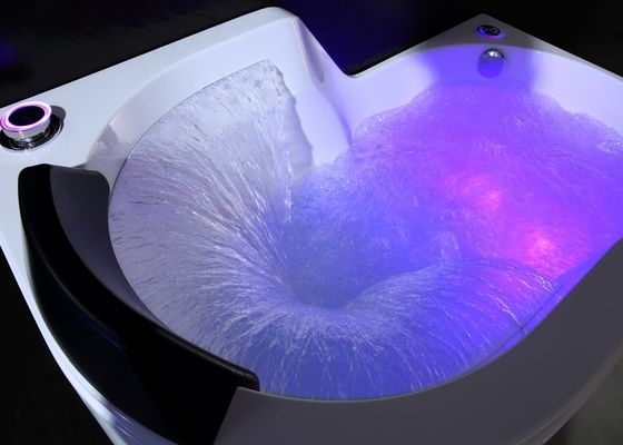 Ladodo Acryl Single Massage Bad 8 Whirlpool Jets Spa Dampfdusche Kombination