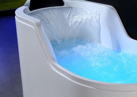 Ladodo Acryl Single Massage Bad 8 Whirlpool Jets Spa Dampfdusche Kombination