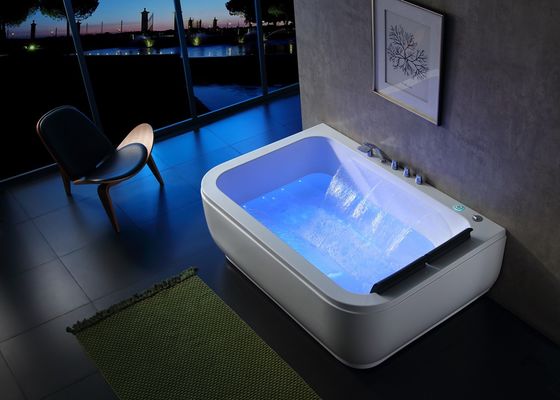 E-8012 Doppelrechteckige Badewanne Touch-Panel-Controller für zwei Personen