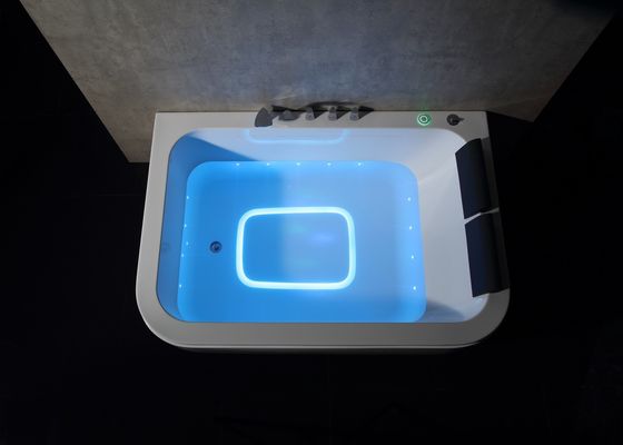 E-8012 Doppelrechteckige Badewanne Touch-Panel-Controller für zwei Personen