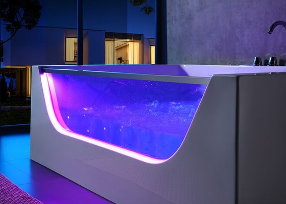 2 Personen Front LED Glas Ecke Badewanne Mit Massage Funktion