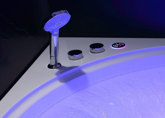Ladodo Corner Wasserfall Massage Badewanne Akzent mit Kreis Wasserfall