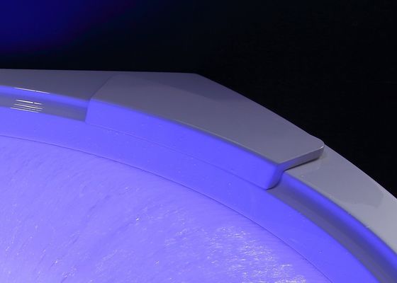 Ladodo Corner Wasserfall Massage Badewanne Akzent mit Kreis Wasserfall
