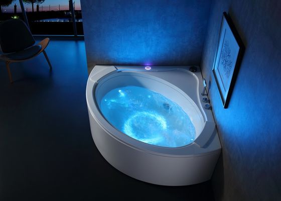 Kreis Wasserfall Massage Badewanne mit U-Typ Überflusssystem