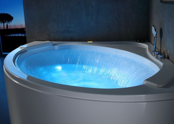 Kreis Wasserfall Massage Badewanne mit U-Typ Überflusssystem
