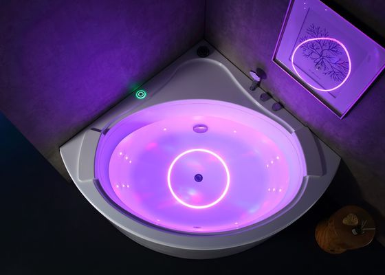 Kreis Wasserfall Massage Badewanne mit U-Typ Überflusssystem