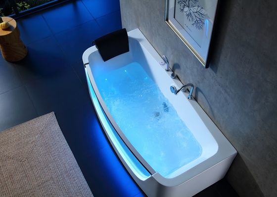 Modernes Design 3 Personen Massage Badewanne mit Led-Glas Tür
