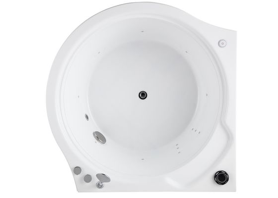 Acryl Whirlpool Ecke Massage-Badewanne mit Kreis Wasserfall