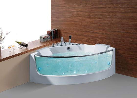 Elegantes Ladodo E-605 Eck-Badewanne mit 1,0 PS Massagepumpe