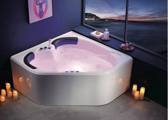 1500 mm Diamant-Serien Ecke Whirlpool Badewanne für 2 Personen