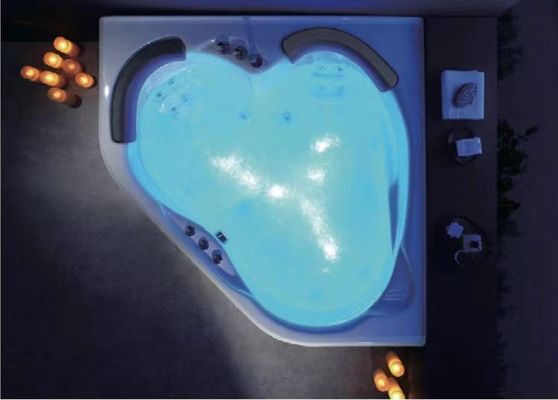 1500 mm Diamant-Serien Ecke Whirlpool Badewanne für 2 Personen