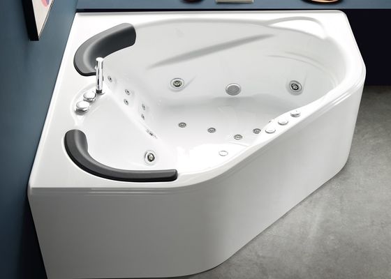1500 mm Diamant-Serien Ecke Whirlpool Badewanne für 2 Personen