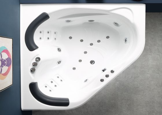 1500 mm Diamant-Serien Ecke Whirlpool Badewanne für 2 Personen