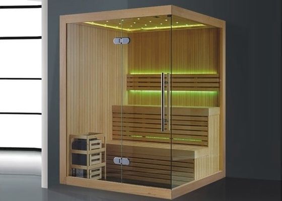 4 Personen Sauna Raum akzeptiert Anpassbares Bedienfeld mit der Zeit