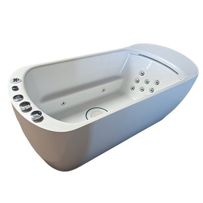 Einfach 1700mm Solo Badewanne L-8401 Mit LED Breithals Wasserfall